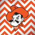 Oklahoma State University Chevron Print Dell Alienware Skin